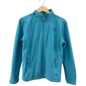The North Face Teal Fleece Zip Jacket | Lightweight Outdoor Layer | Women’s M